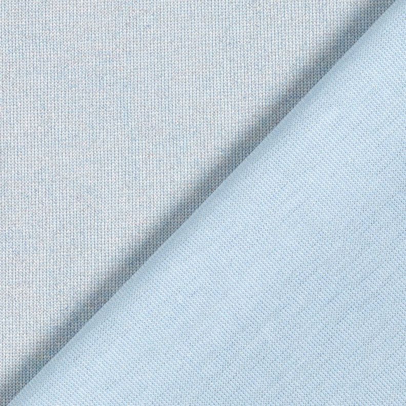 Fine knit, shiny effect melange – light blue,  image number 5