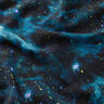 Cotton Jersey Space sparkle Digital Print | by Poppy black/light petrol,  thumbnail number 2