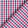 Two-tone cotton gingham – intense pink/navy blue,  thumbnail number 4