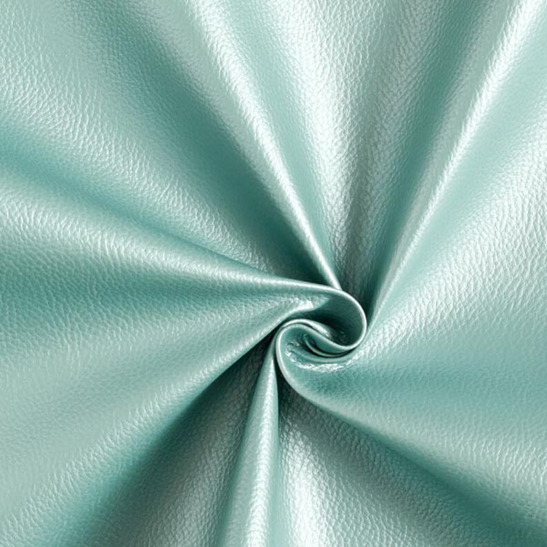 Metallic Imitation Leather – mint,  image number 1