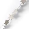 Self-adhesive Star Garland [20 mm] - silver metallic,  thumbnail number 2