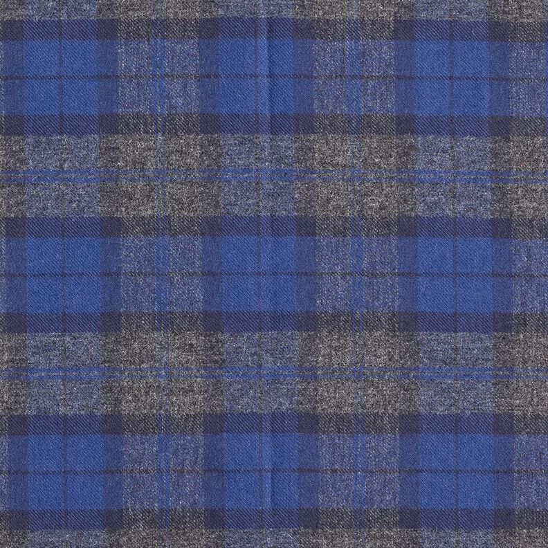 Classic flannel check – blue/dark grey,  image number 1