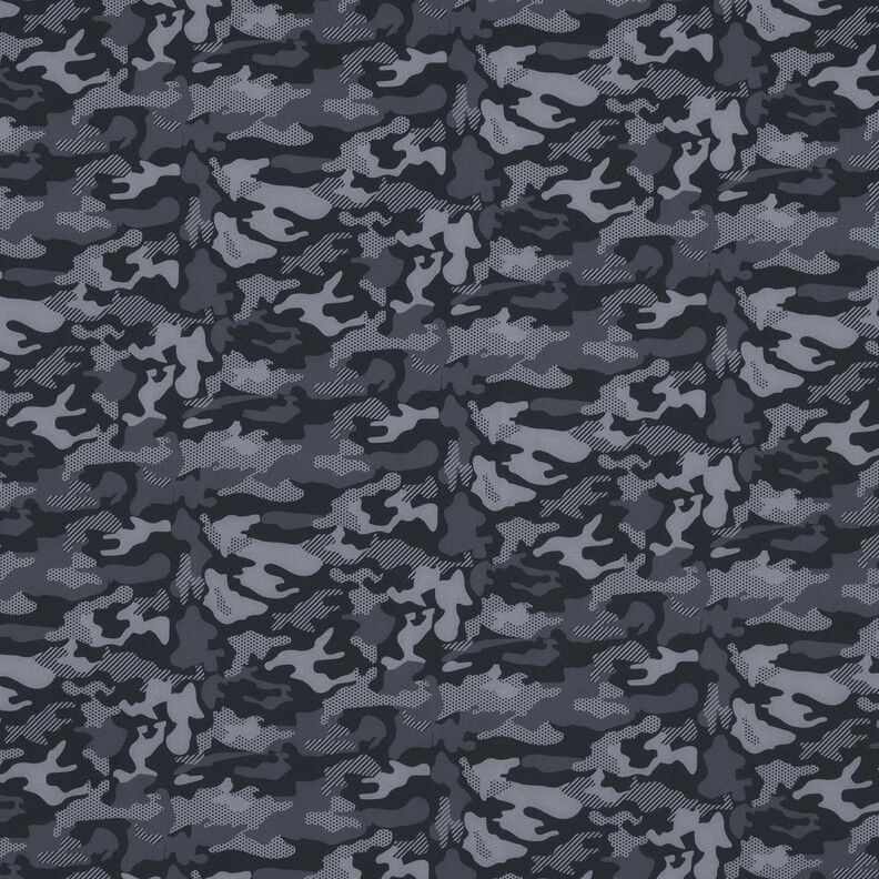 Sports and functional jersey camouflage – anthracite,  image number 1