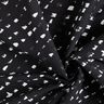 Trouser fabric stretch abstract dots – blue-black/white,  thumbnail number 3