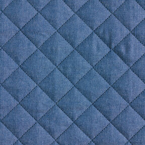 Denim Teddy Quilted Fabric – steel blue, 