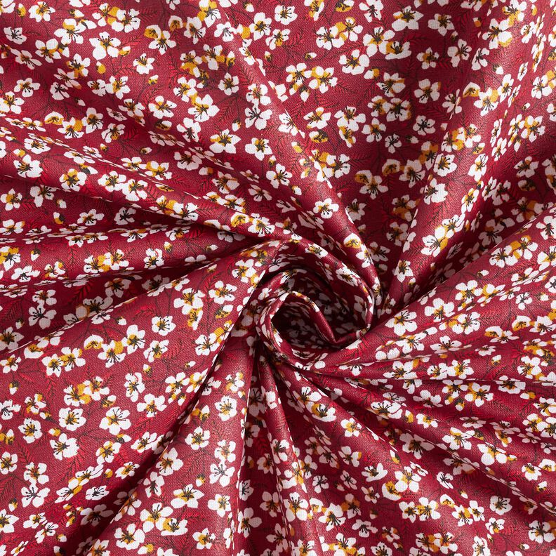 Coated Cotton Blossom – dark red/white,  image number 4