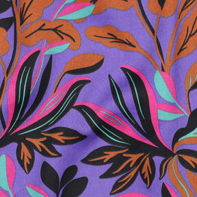 Sateen Lush Leaves | Nerida Hansen – lilac/bronze, 