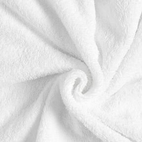 Towelling Fabric – white, 