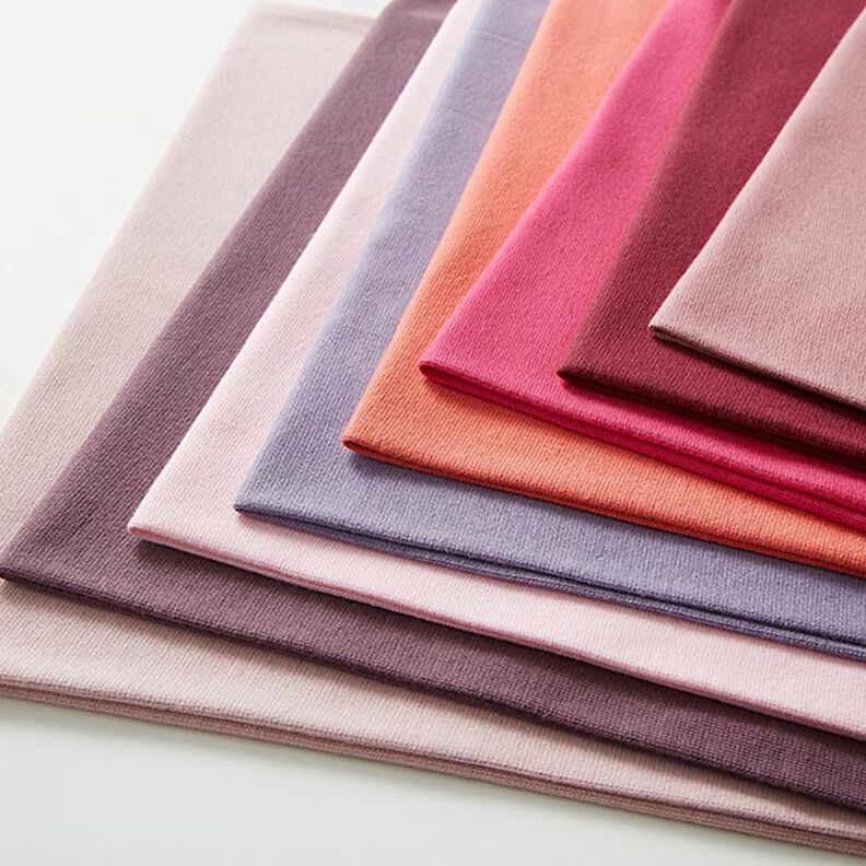 Cuffing Fabric Plain – aubergine,  image number 8