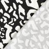 Viscose Jersey abstract leopard spots – black/white,  thumbnail number 4