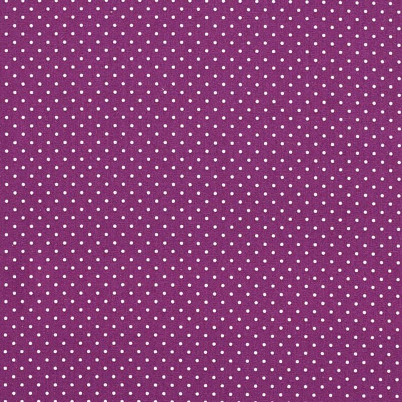 Cotton Poplin Little Dots – red lilac/white,  image number 1