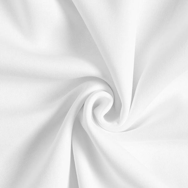 Brushed Sweatshirt Fabric – white,  image number 1