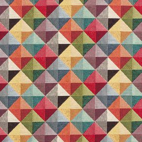 Decor Fabric Tapestry Fabric Colourful Retro Rhombuses, 