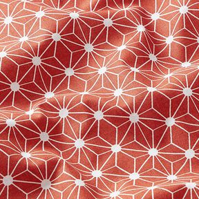 Cotton Cretonne Graphic Star – red, 