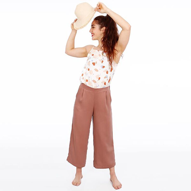 FRAU HEDDA - culottes with a wide leg and elasticated waistband, Studio Schnittreif | XS - XXL,  image number 2