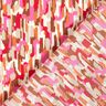 Crepe fabric brush strokes – pink/dark beige,  thumbnail number 4