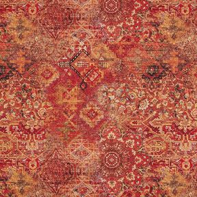 Decor Fabric Tapestry Fabric woven carpet – terracotta/fire red, 