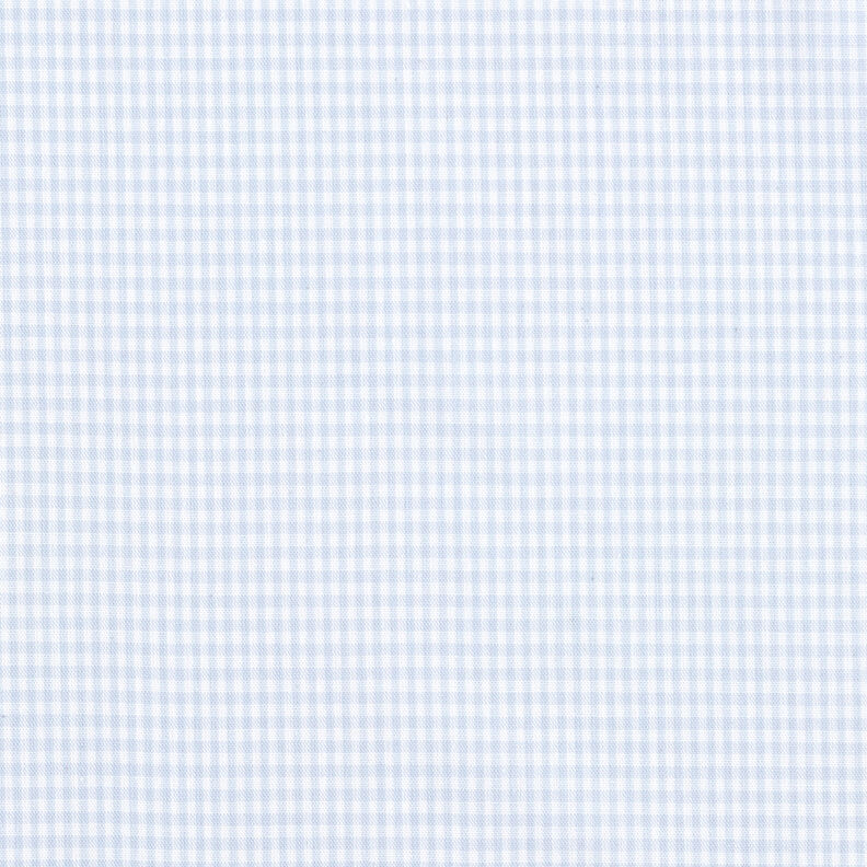 Cotton Vichy check 0,2 cm – light wash denim blue/white,  image number 1