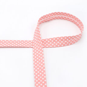 Bias binding Dots [18 mm] – light pink, 