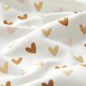 Cotton Jersey Glitter little hearts – ivory,  thumbnail number 2