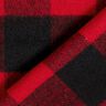 Coating Fabric Tartan – red/black,  thumbnail number 4