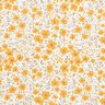 Decor Fabric Sateen sea of blooms – mustard/white,  thumbnail number 1