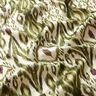 Ikat pattern viscose satin – white/pistachio,  thumbnail number 3