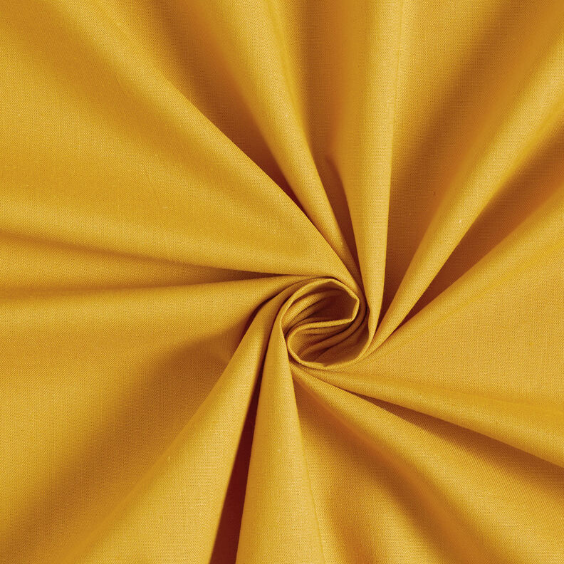 Cotton Cretonne Plain – mustard,  image number 1