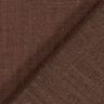 Linen fabric Ramie mix medium – dark brown,  thumbnail number 4