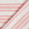 Viscose jersey, irregular glitter stripes – offwhite/rosé,  thumbnail number 4