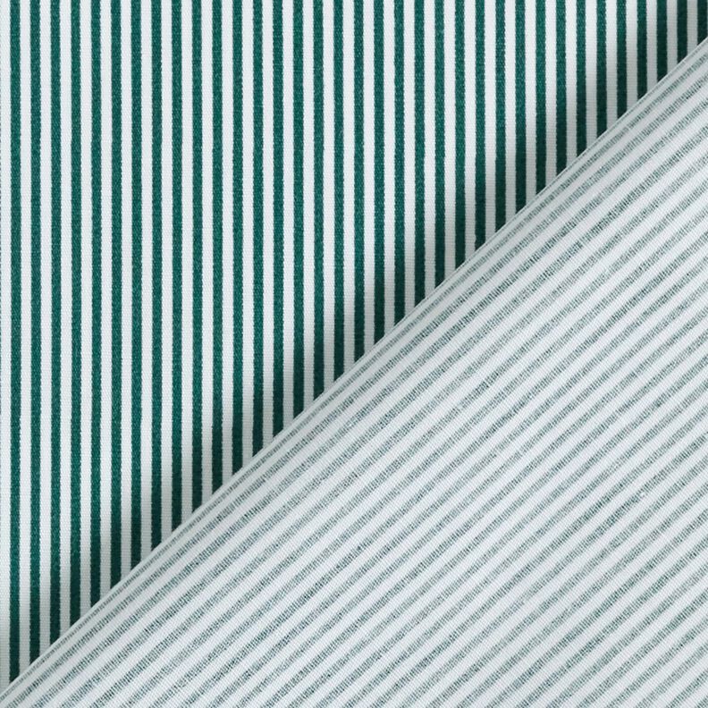 Cotton Poplin Mini stripes – blue spruce/white,  image number 4