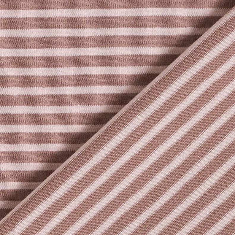 Narrow Stripes Cotton Jersey – light dusky pink/dark dusky pink,  image number 4