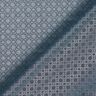 Lining Fabric Jacquard Boxes and dots – steel blue,  thumbnail number 3