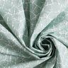 Coated Cotton abstract mini leaves – pale mint/white,  thumbnail number 4