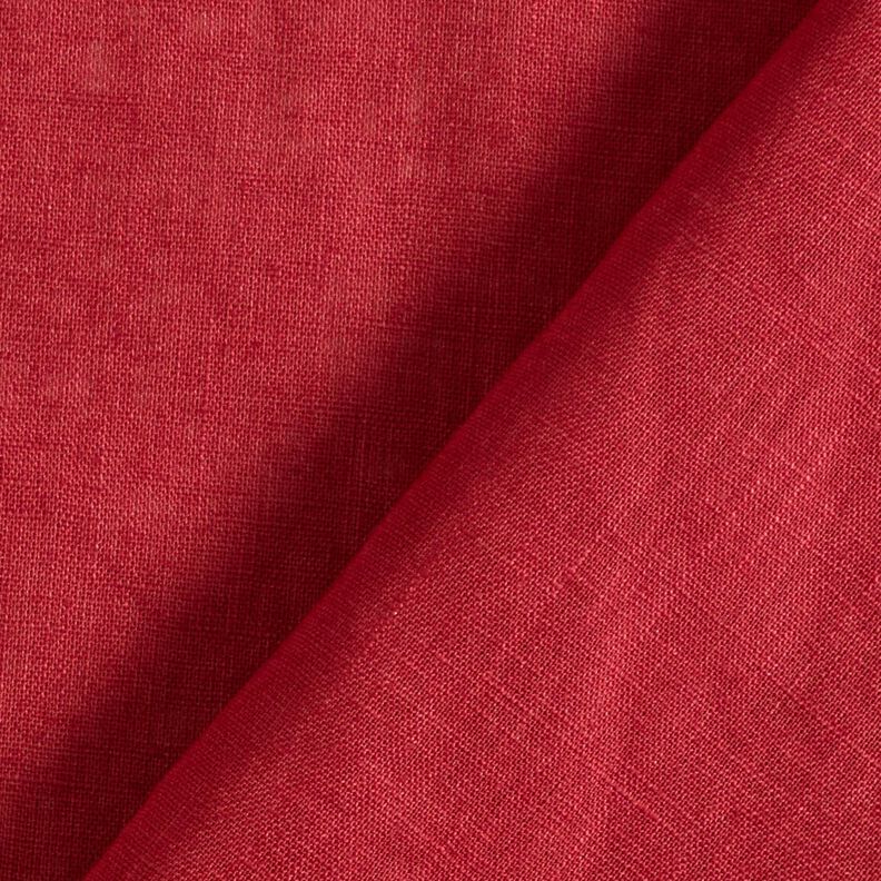 Lightweight linen blend pre-washed – carmine,  image number 4