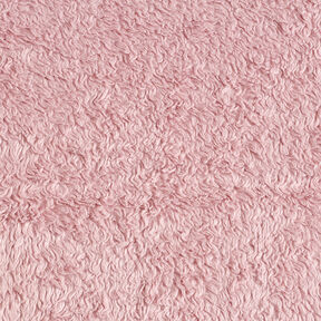 Plain cotton sherpa – dusky pink, 