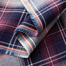 Shirt fabric cotton tartan – dark red/navy blue,  thumbnail number 3