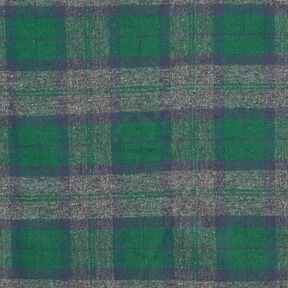 Classic flannel check – fir green/navy blue, 