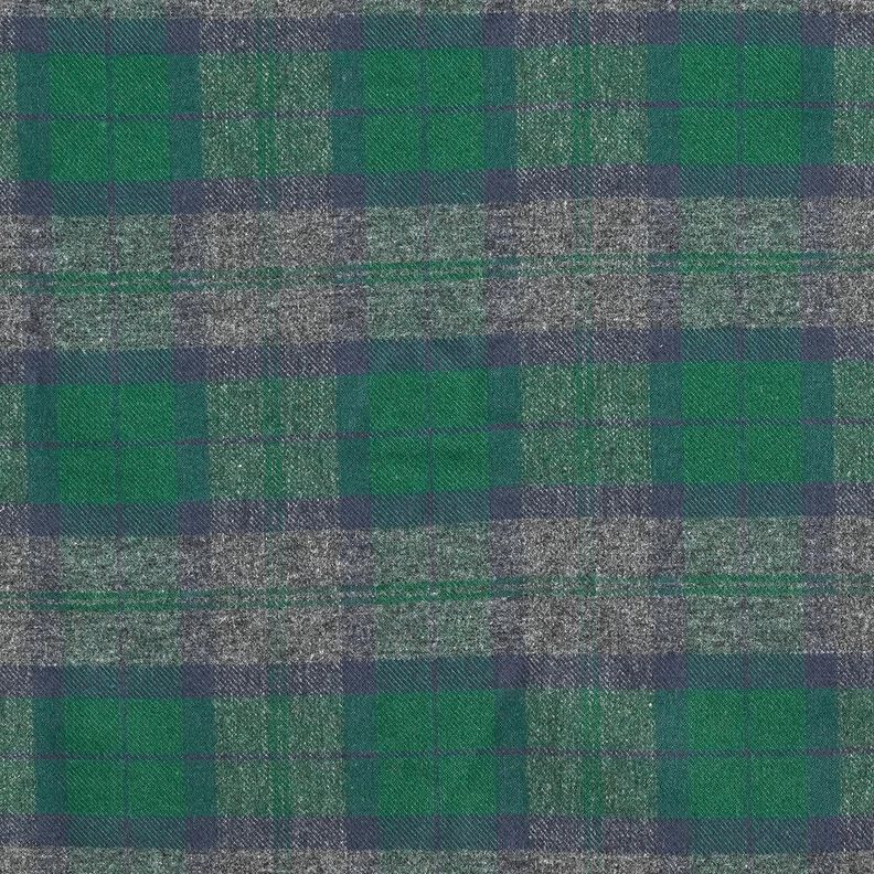 Classic flannel check – fir green/navy blue,  image number 1