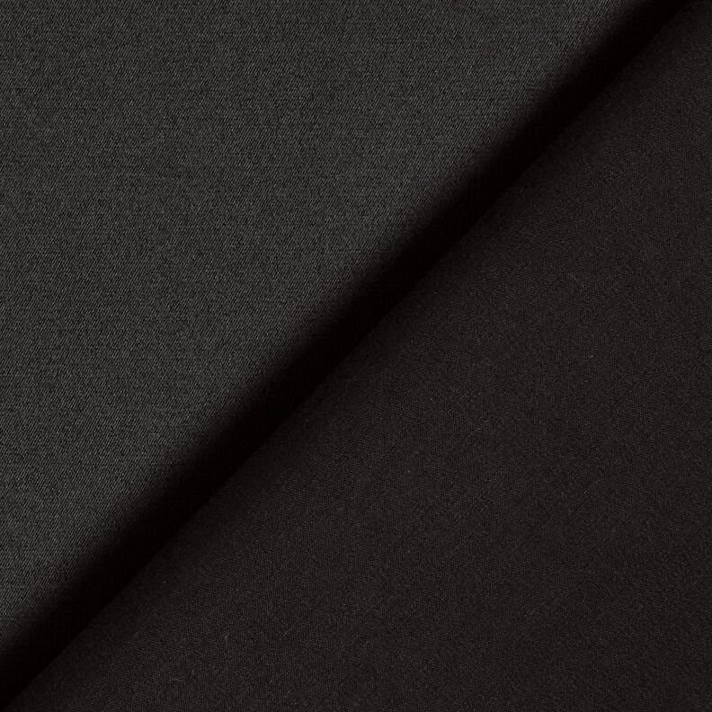 Plain satin cotton blend – black,  image number 3