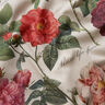 Decor Fabric Half Panama Rose garden – natural/carmine,  thumbnail number 2