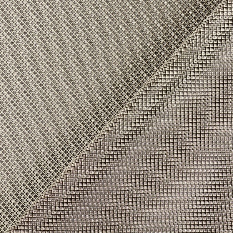 Lining Fabric Jacquard small diamonds – grey,  image number 3