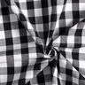 Cotton Vichy check 1,7 cm – black/white,  thumbnail number 3