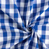 Cotton Vichy check 1,7 cm – royal blue/white,  thumbnail number 3