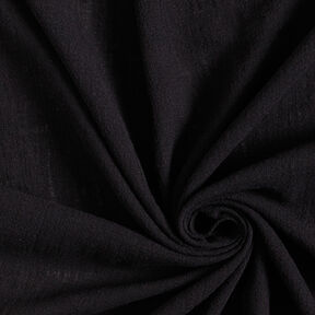 Cotton Linen Look – black, 